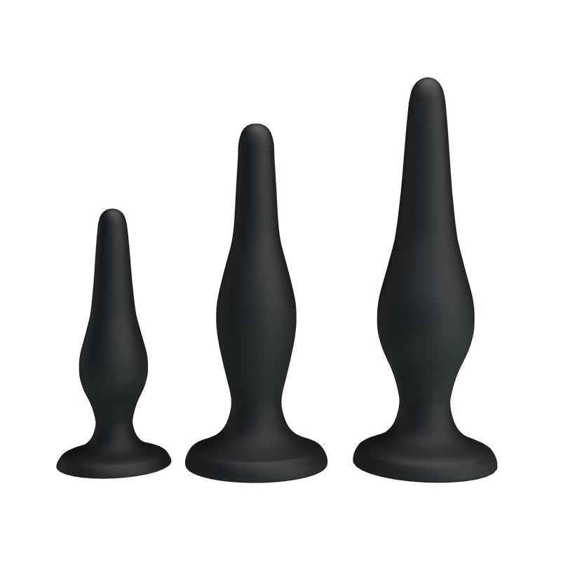 Pack 3 Butt Plug Mini Anal Kit