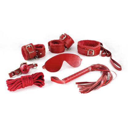 PACK DE 18 KIT BDSM DUNGEONS & MAIDENS VERMELHO CRUSHIOUS