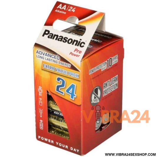 PANASONIC - PILHA AA ALCALINAS PRO POWER LR6 PACOTE*24