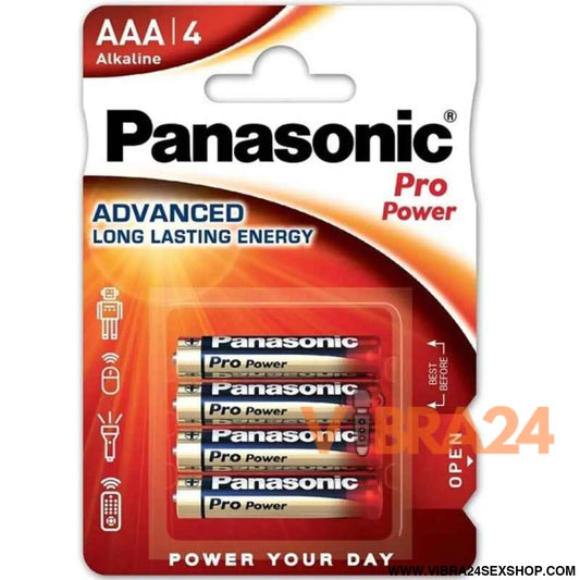 PANASONIC - PILHA AAA ALCALINAS PRO POWER LR03 BLISTER*4
