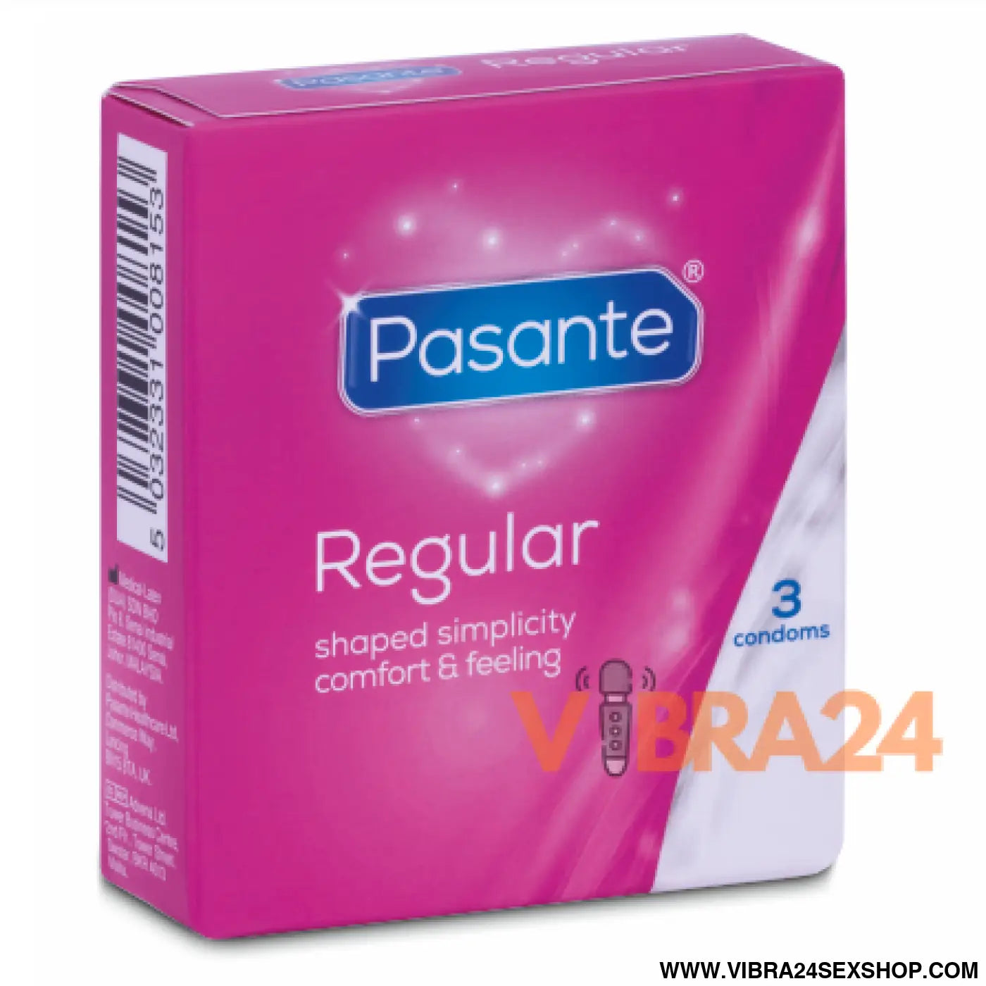 PASANTE - DE PRESERVATIVO GAMA REGULAR 3 UNIDADES