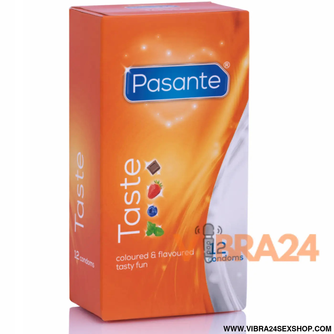 PASANTE - DE PRESERVATIVOS SABORES 12 UNIDADES