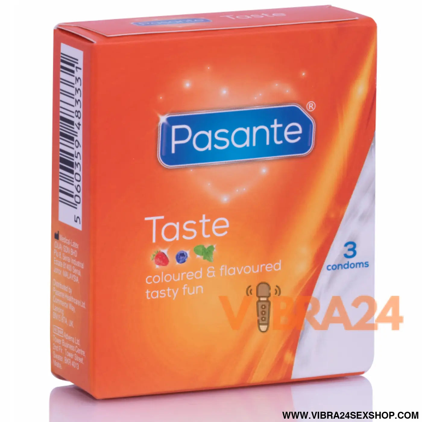 PASANTE - DE PRESERVATIVOS SABORES 3 UNIDADES