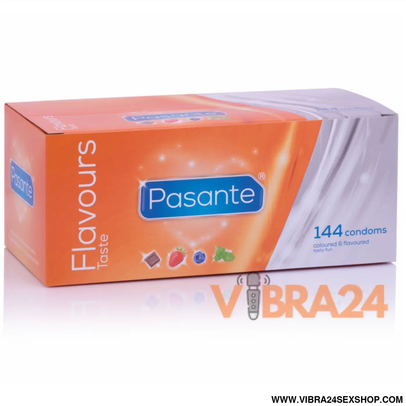 PASANTE - DE SABORES PRESERVATIVOS 144 UNIDADES