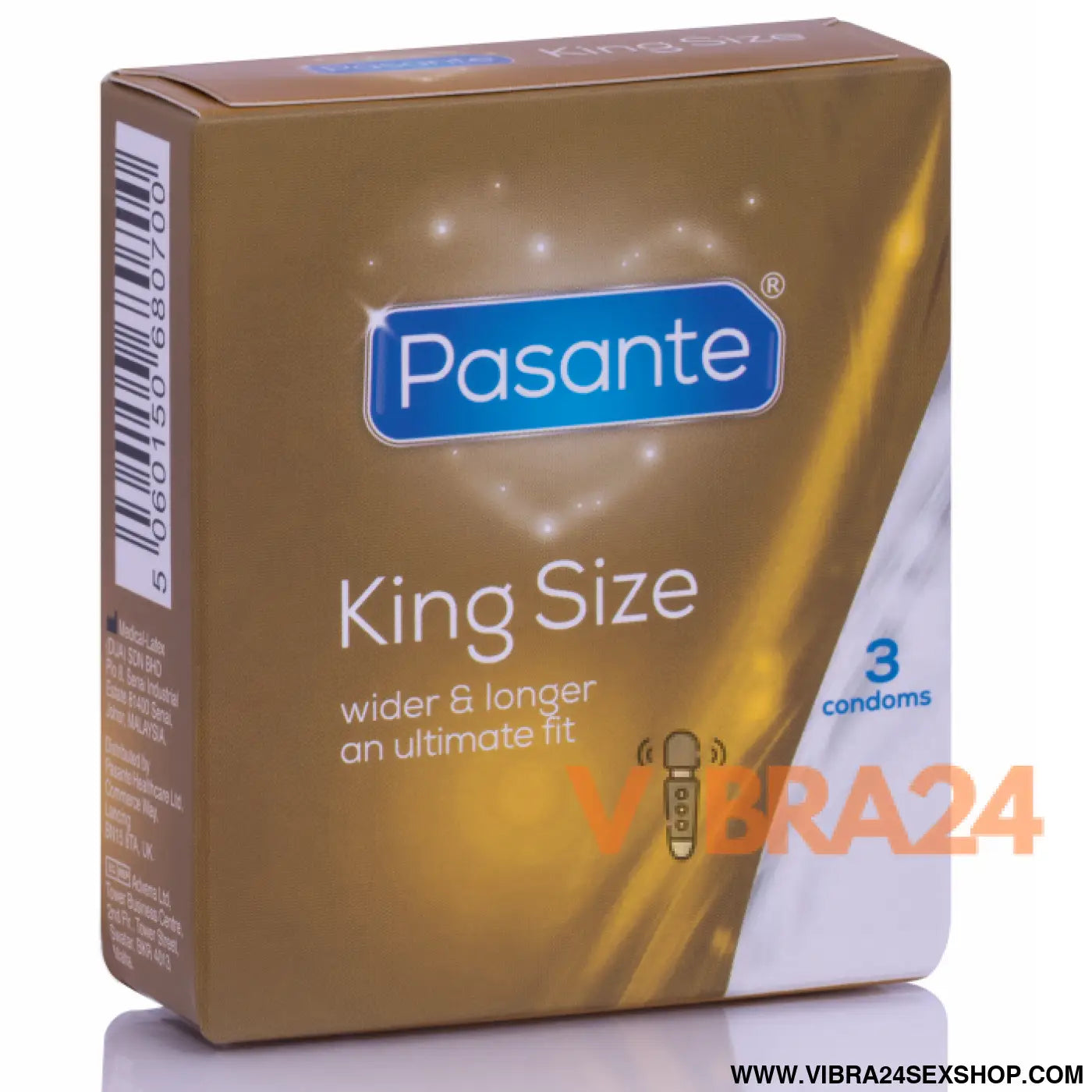 PASANTE - PRESERVATIVOS KING SIZE 3 UNIDADES