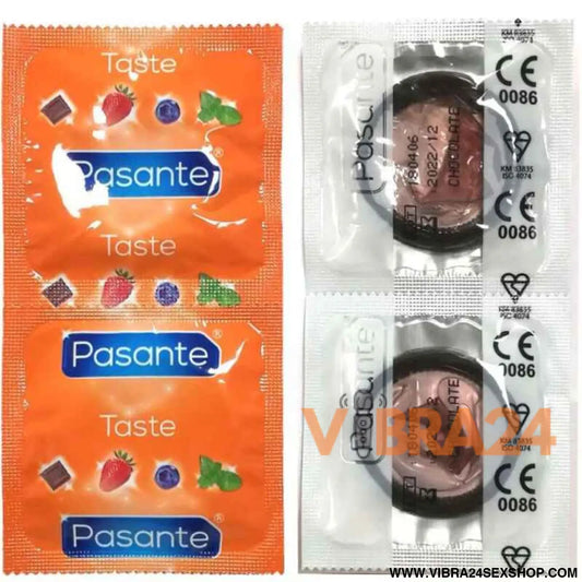PASANTE - PRESERVATIVOS SABOR CHOCOLATE TENTAO SACO 144 UNIDADES