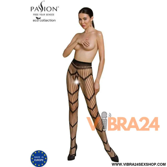 PASSION - COLEO ECO BODYSTOCKING S006 PRETO
