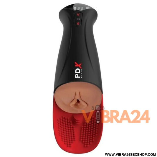 PDX ELITE - FAP-O-MATIC PRO XL VIBRATÓRIO AUTOMÁTICO MARROM 34,9 CM