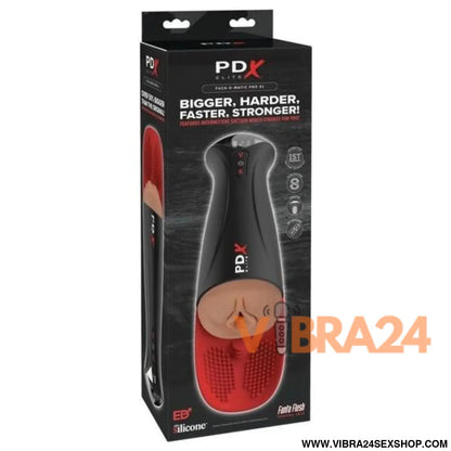 PDX ELITE - FAP-O-MATIC PRO XL VIBRATÓRIO AUTOMÁTICO MARROM 34,9 CM