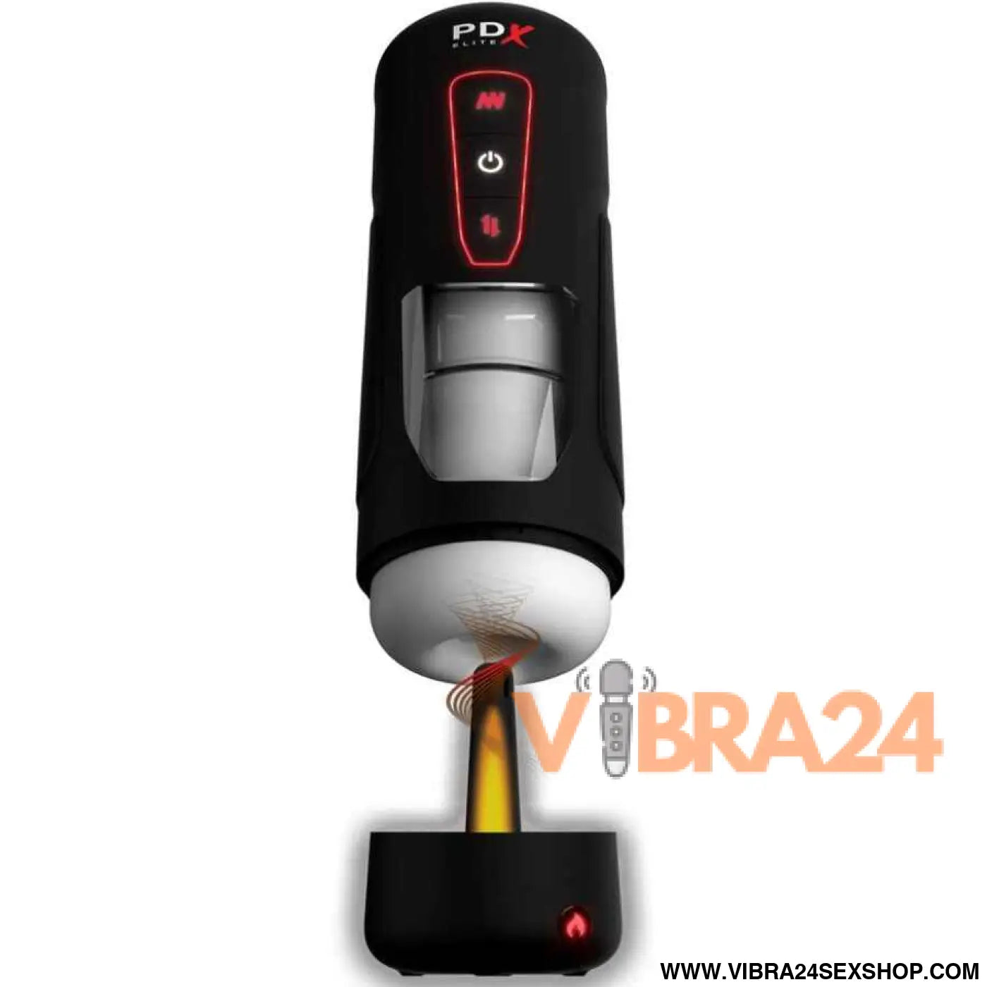 PDX ELITE - MASTURBADOR AUTOMÁTICO MILK ME HOTTER COM VIBRAÇÃO DE EFEITO CALOR E IMPULSÃO