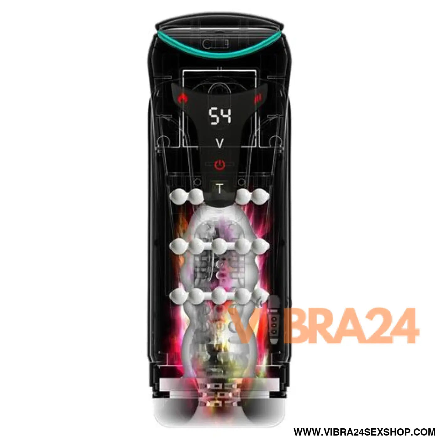 PDX ELITE - MOTO-BATOR PRO MASTURBADOR AUTOMÁTICO COM VIBRAÇÃO E AQUECIMENTO 26,5 CM