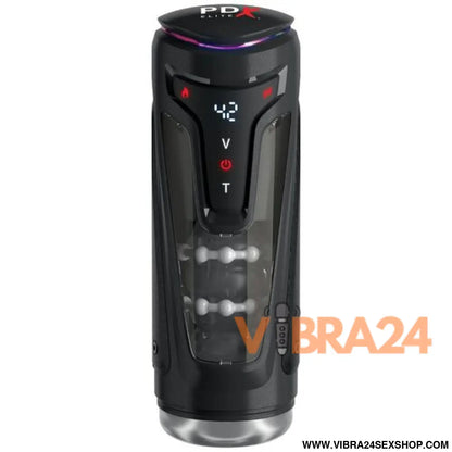PDX ELITE - MOTO-BATOR PRO MASTURBADOR AUTOMÁTICO COM VIBRAÇÃO E AQUECIMENTO 26,5 CM