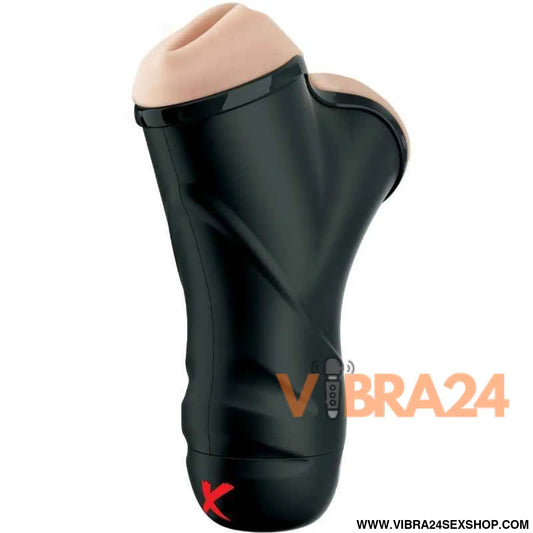 PDX ELITE - STROKER VIBRATÓRIO DE DUPLA PENETRAO