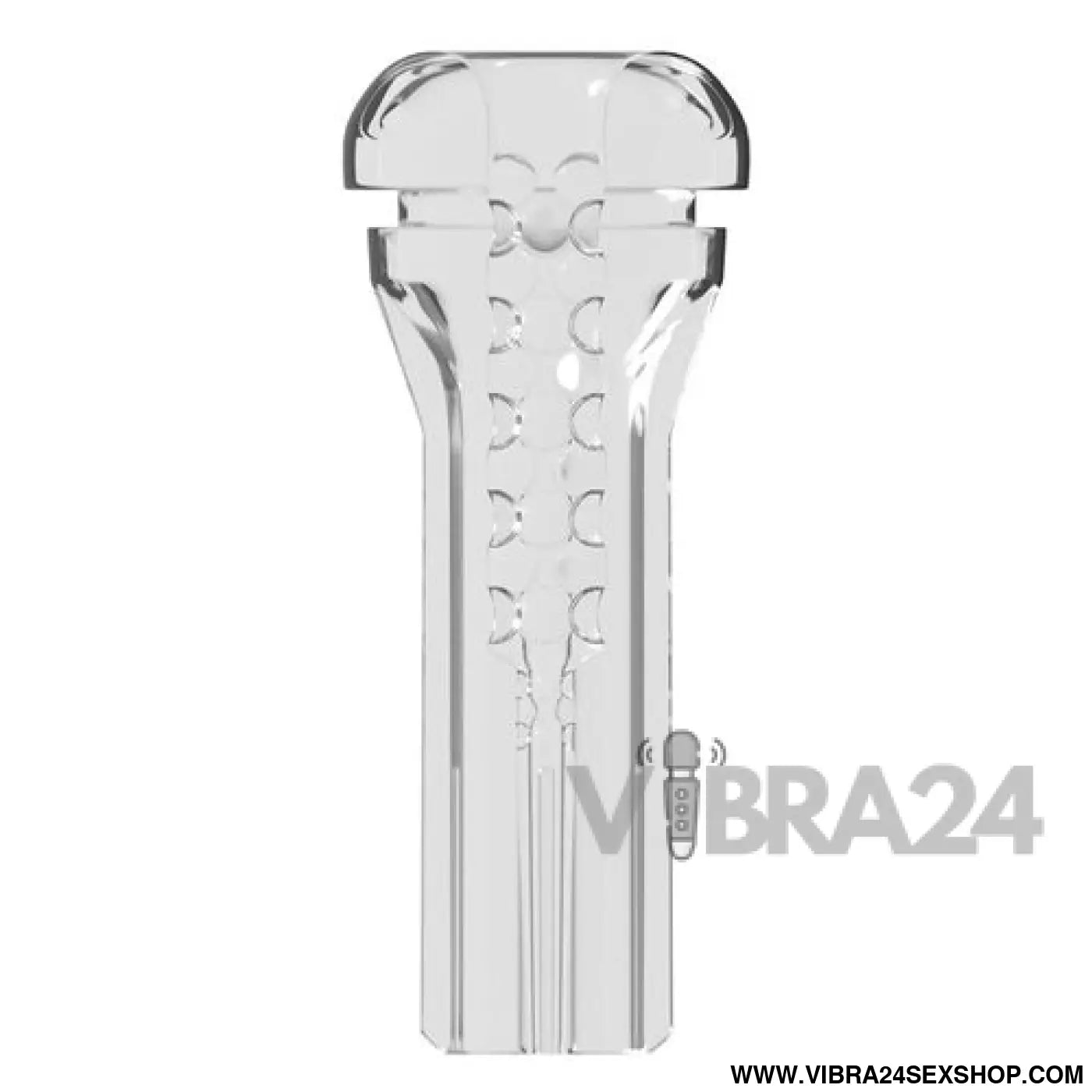 PDX ELITE - VIEWTUBE PLUS STROKER TRANSPARENTE COM ADERÊNCIA FÁCIL E VERSÁTIL 21 CM