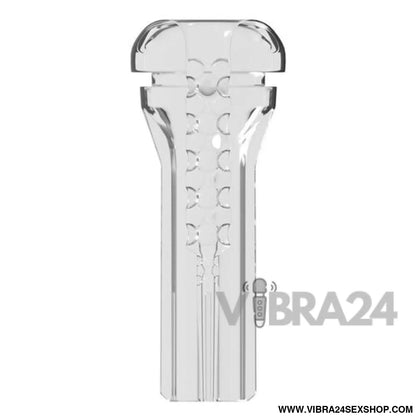 PDX ELITE - VIEWTUBE PLUS STROKER TRANSPARENTE COM ADERÊNCIA FÁCIL E VERSÁTIL 21 CM