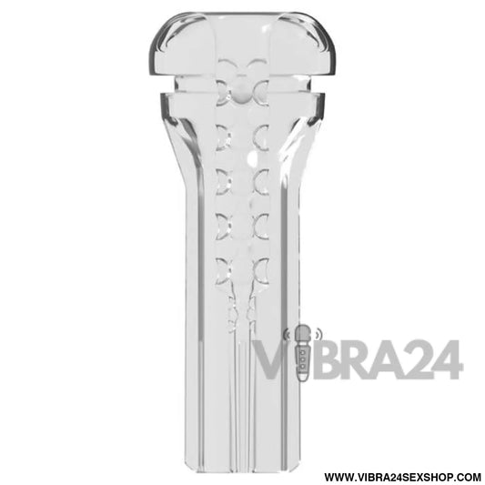PDX ELITE - VIEWTUBE VAC XXL TRANSPARENTE STROKER COM BOMBA DE SUCÇÃO 27,3 CM