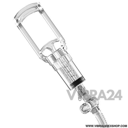 PDX ELITE - VIEWTUBE VAC XXL TRANSPARENTE STROKER COM BOMBA DE SUCÇÃO 27,3 CM