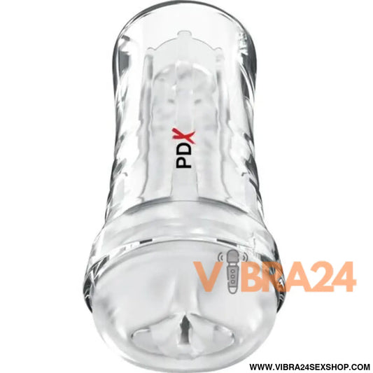 PDX Extreme – Wet Pussies Super Luscious Lips: Masturbador com Lábios Voluptuosos e Design Transparente para Prazer