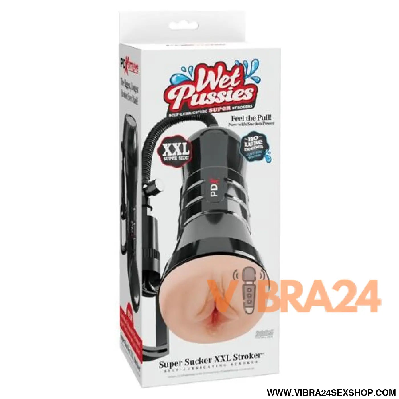 PDX EXTREME - WET PUSSIES SUPER SUCKER XXL LIGHT VAGINA STROKER COM SUCÇÃO 27,3 CM