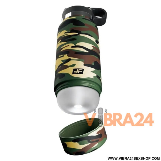 PDX PLUS – Masturbador Fap Flask Happy Camper: Prazer Disfarçado de Garrafa d’Água