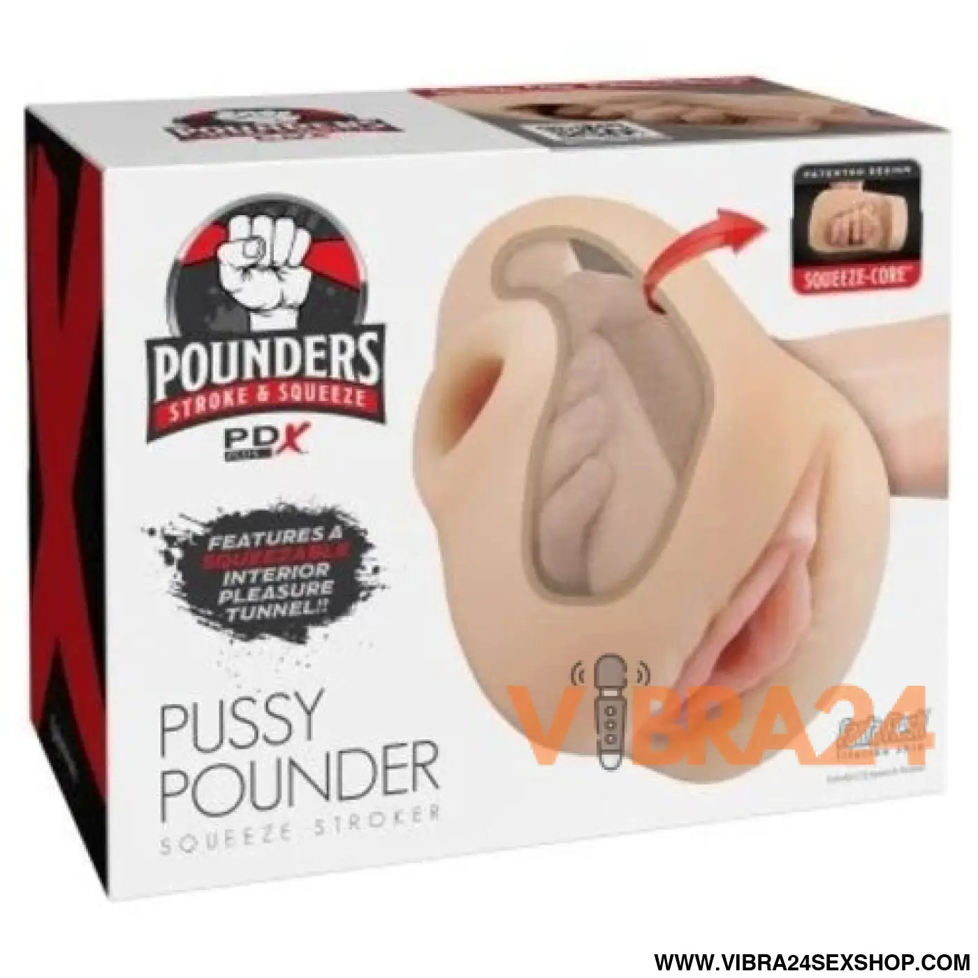 PDX PLUS - MASTURBADOR VAGINA REALISTA APERTO E EXCITAÇÃO 18 CM