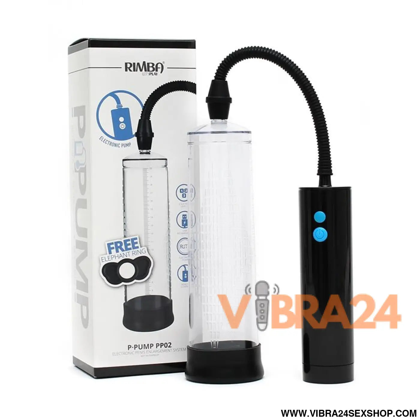 Penis Enlarger with Rechargeable Remote P-Pump PP2