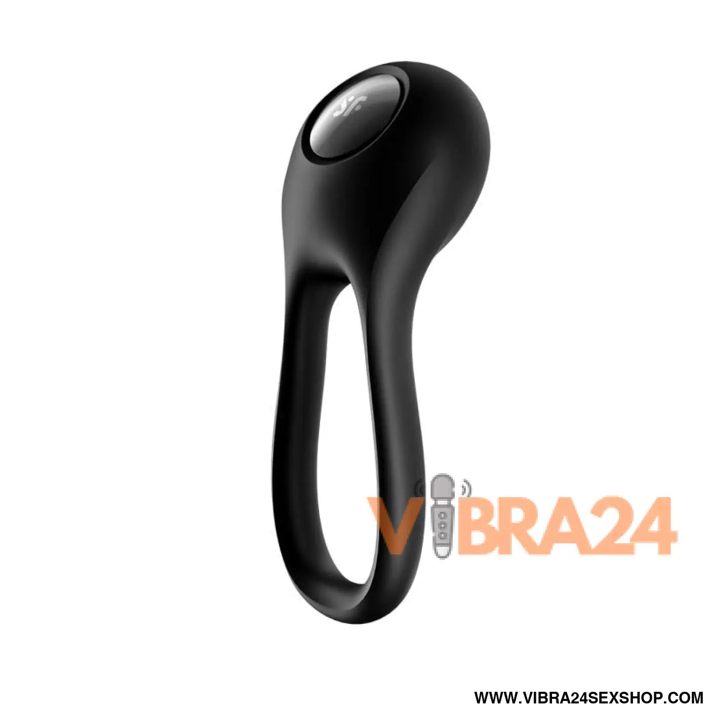 Penis Ring Majestic Duo USB Black