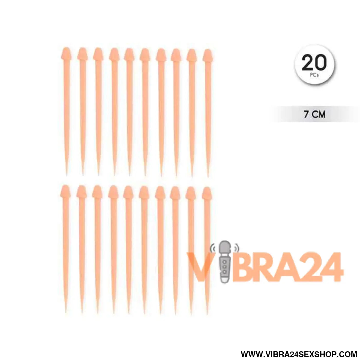 Penis-shaped skewers 20 units