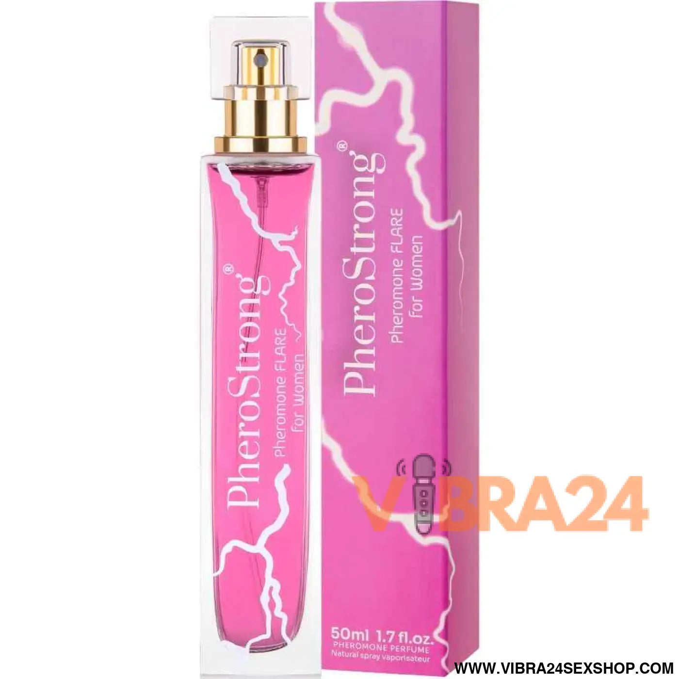 PHEROSTRONG - FLARE PERFUME COM FEROMÔNIOS PARA MULHERES 50 ML