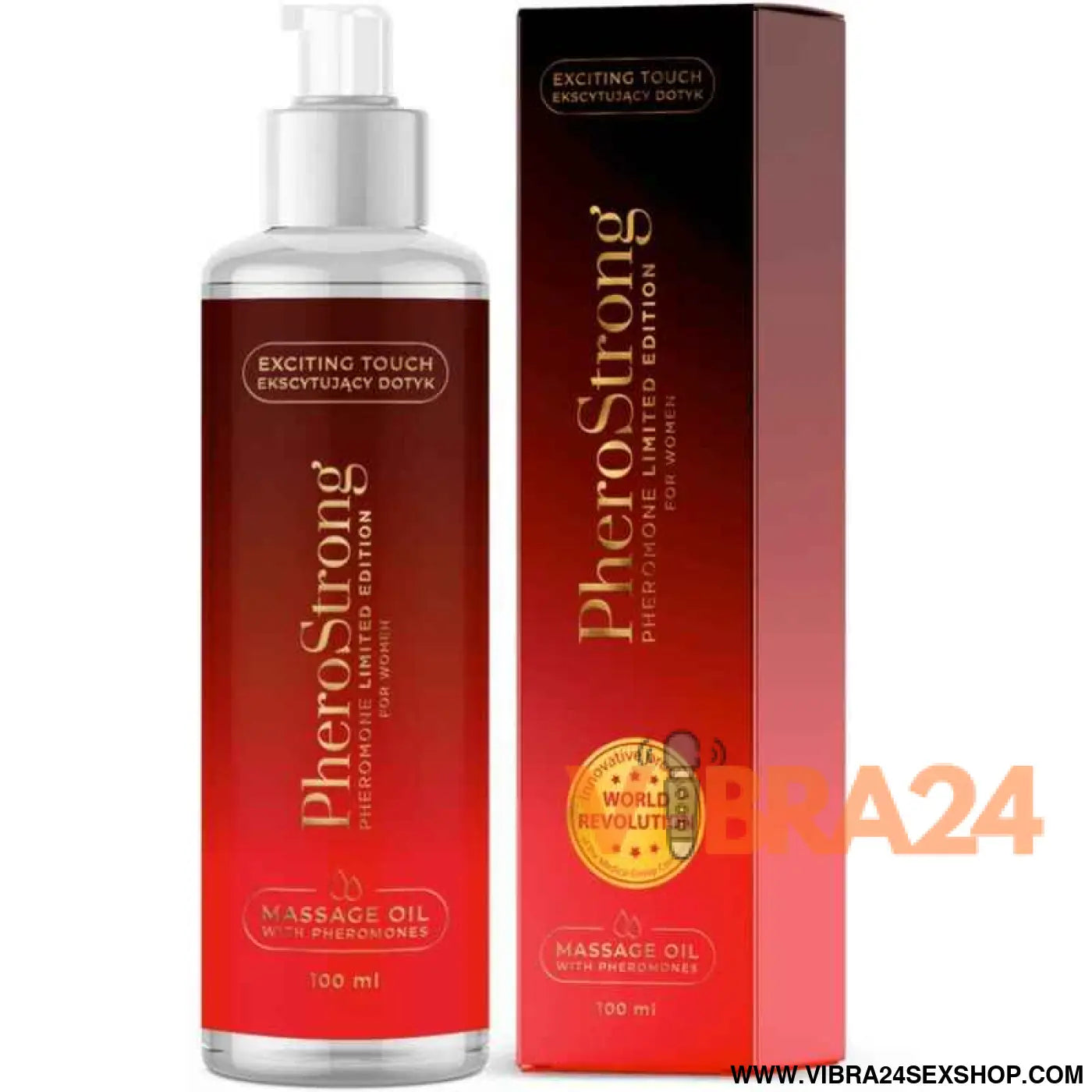 PHEROSTRONG - ÓLEO DE MASSAGEM EDIO LIMITADA PARA MULHERES 100 ML