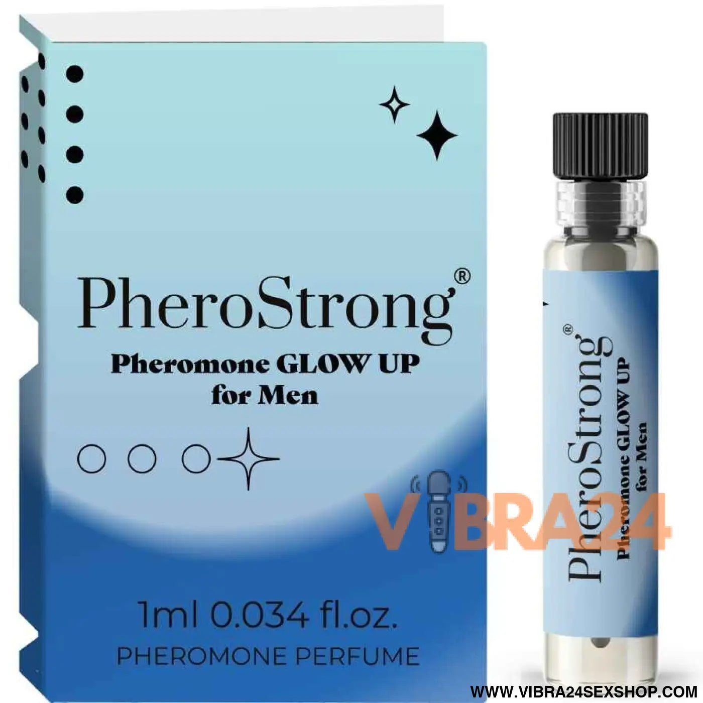 PHEROSTRONG - PERFUME DE FEROMÔNIOS GLOW UP PARA HOMENS 1 ML