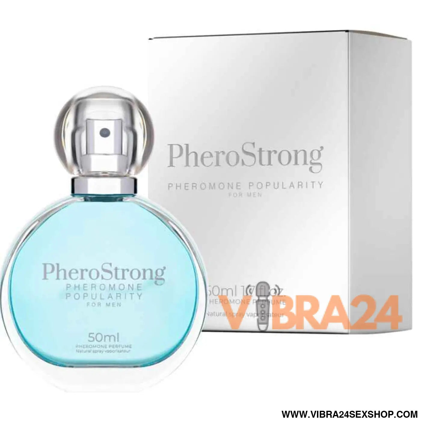 PHEROSTRONG - PERFUME DE FEROMÔNIOS POPULARIDADE PARA HOMENS 50 ML
