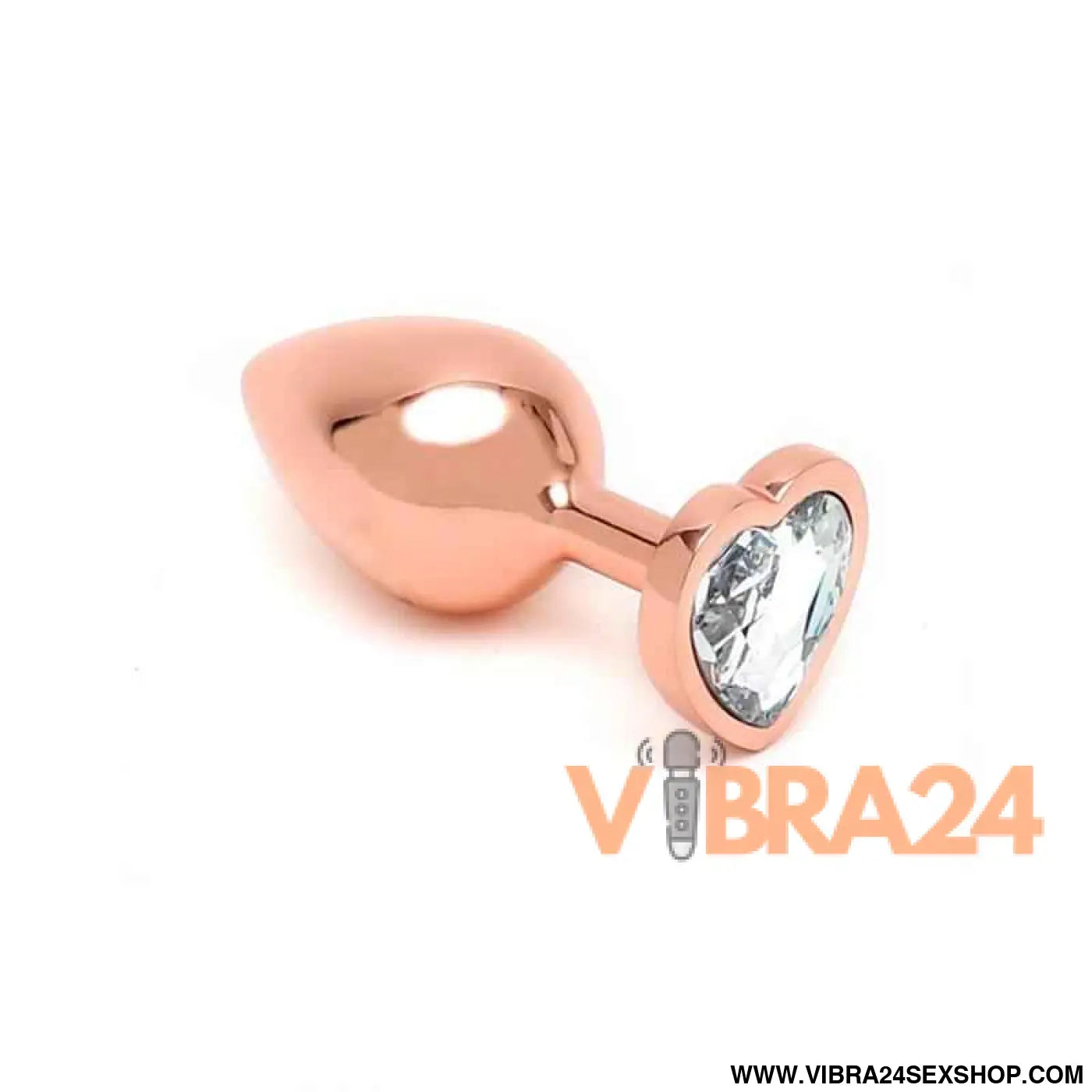 Pisa Heart Shaped Butt Plug Rose Gold
