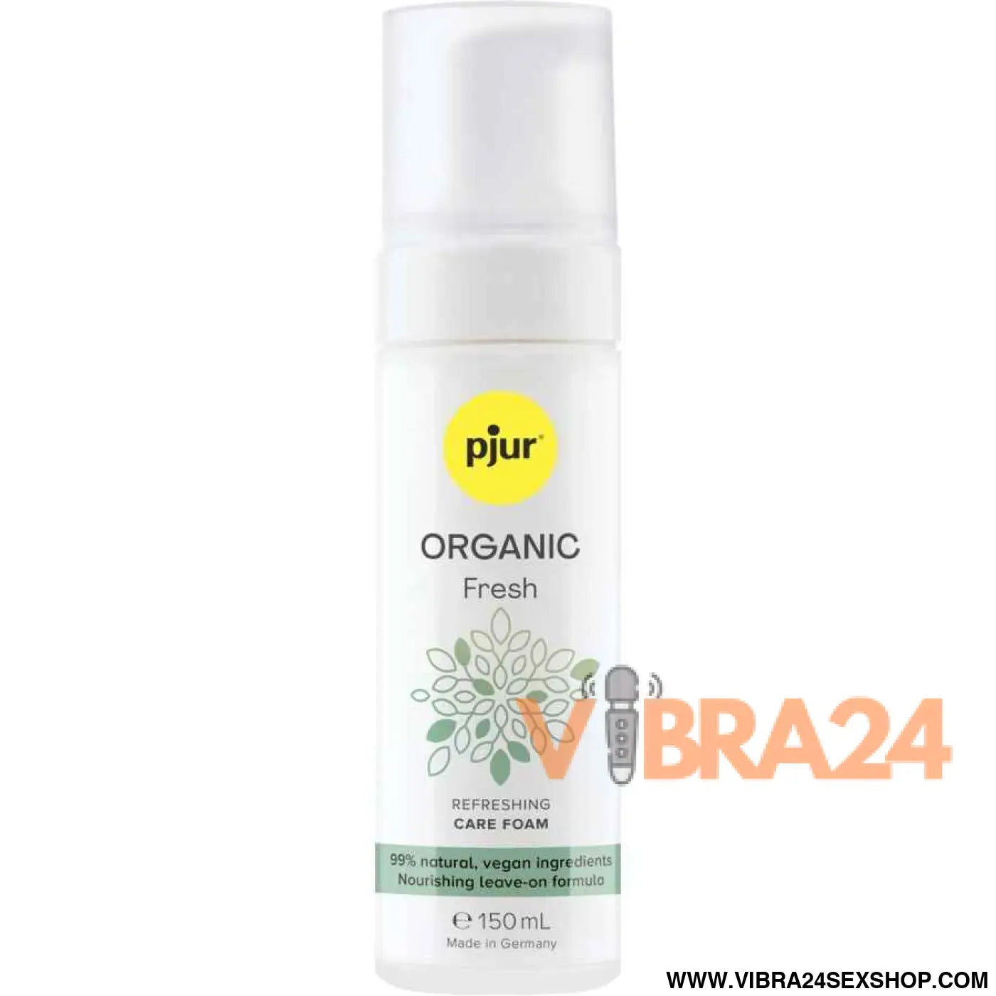 PJUR - ESPUMA REFRESCANTE ORGÂNICA FRESCANTE VEGANO SEM ENXÁGUE 150 ML