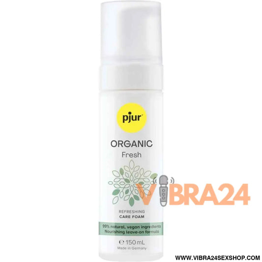 PJUR - ESPUMA REFRESCANTE ORGÂNICA FRESCANTE VEGANO SEM ENXÁGUE 150 ML