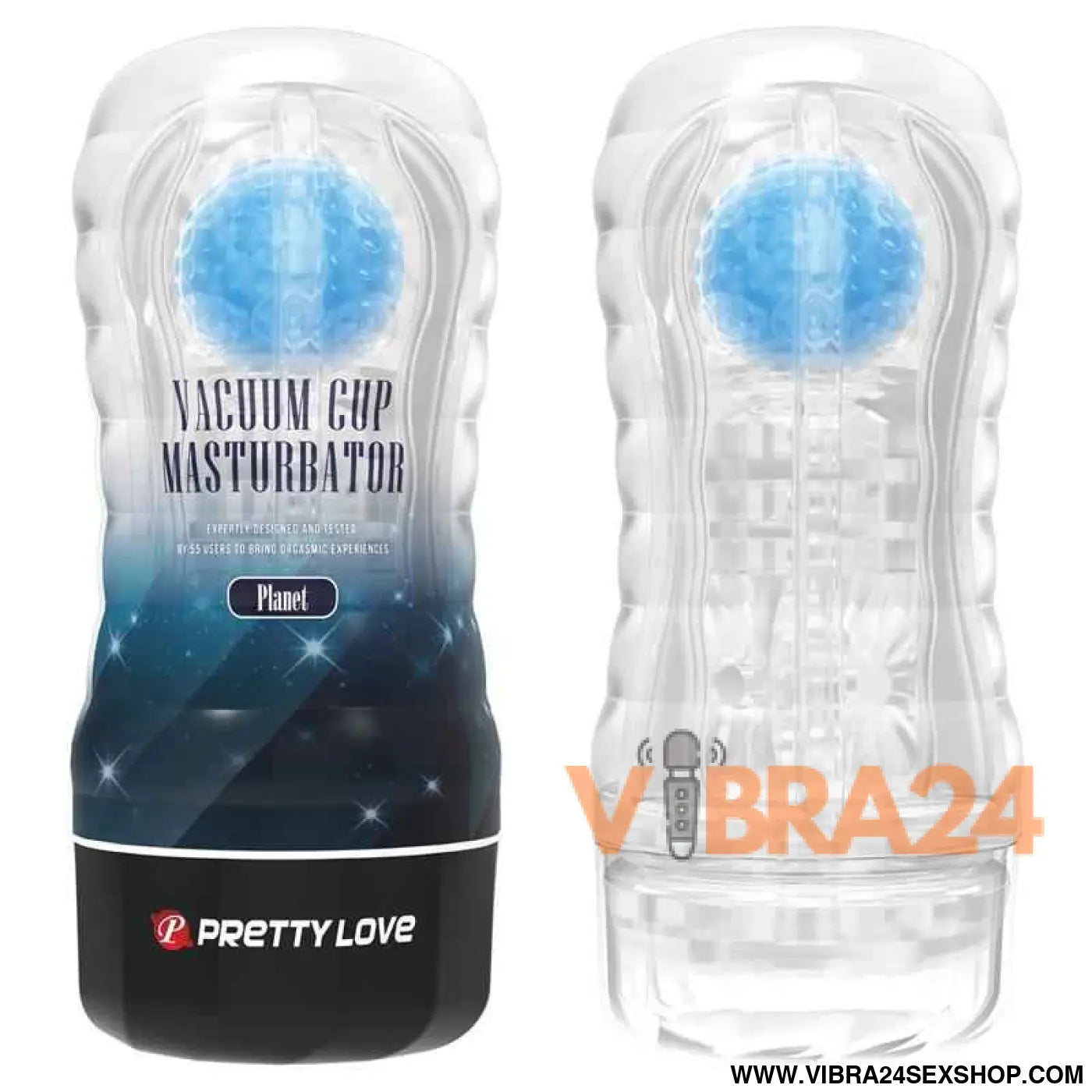 Planet Ball-Rolling Masturbator Cup Blue