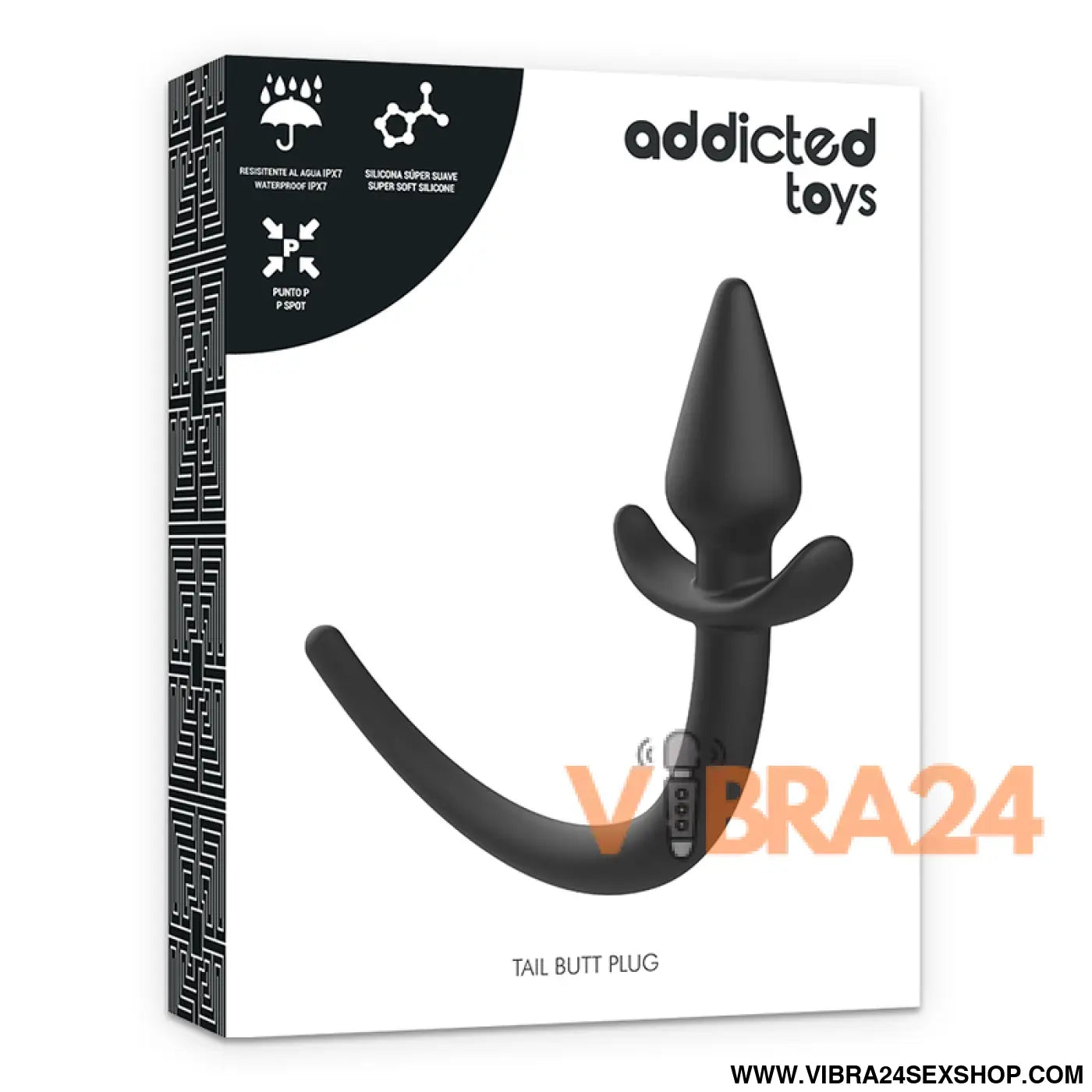 Plug Anal Cachorro Addicted Toys em Silicone