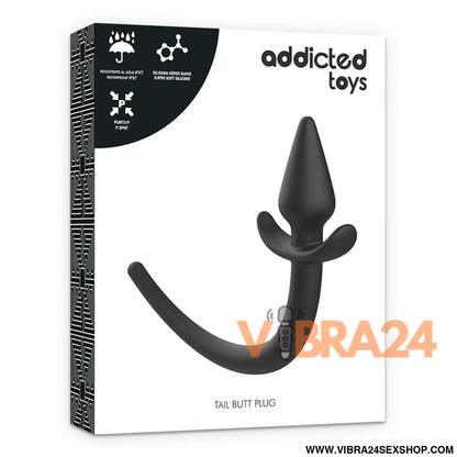 Plug Anal Cachorro Addicted Toys em Silicone