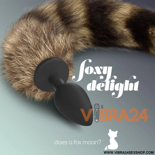 PLUG ANAL COM CAUDA FOXY DELIGHT SILICONE CRUSHIOUS