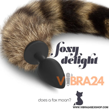 PLUG ANAL COM CAUDA FOXY DELIGHT SILICONE CRUSHIOUS