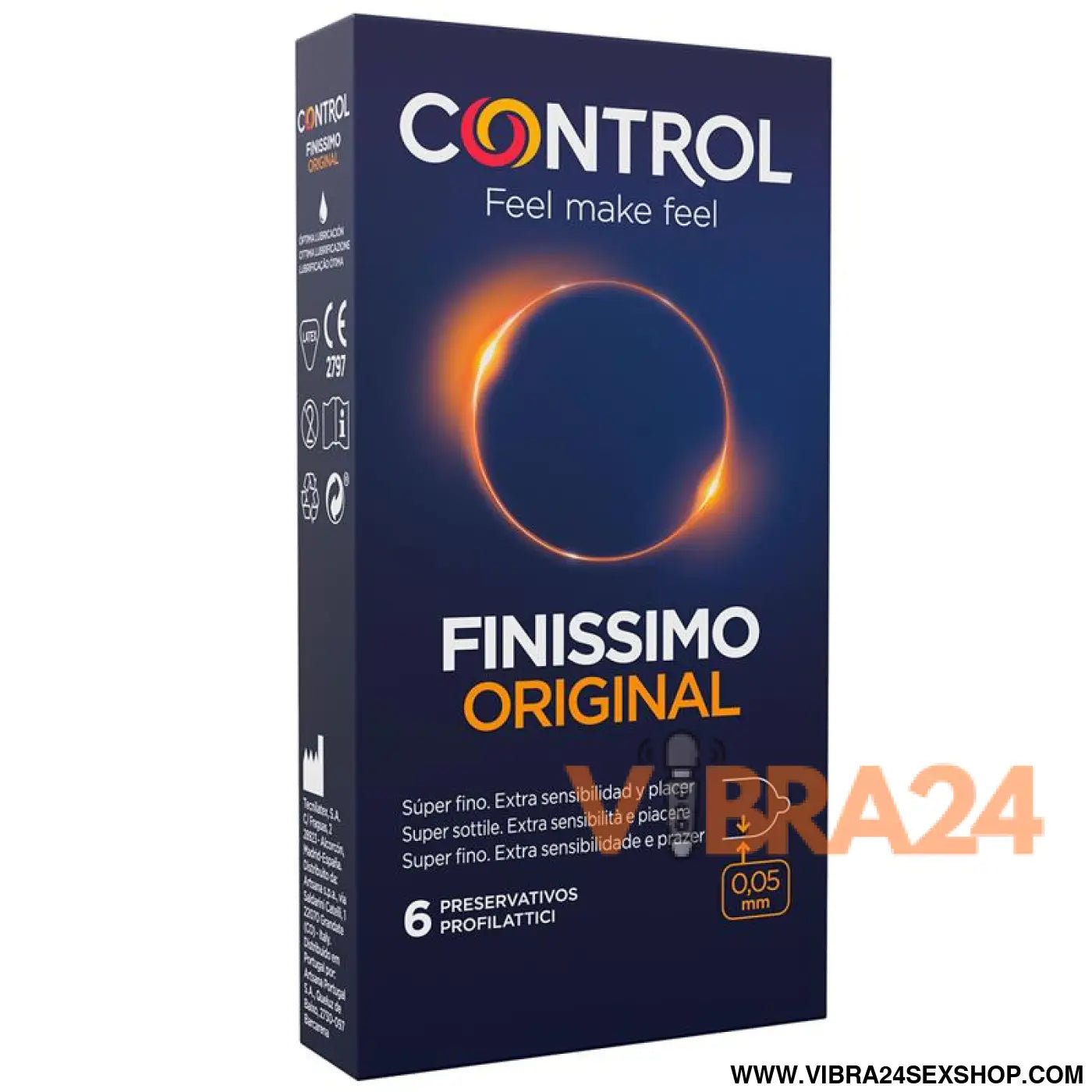 Preservativos Finissimo Original 6 unidades - Conforto e Sensibilidade Superior