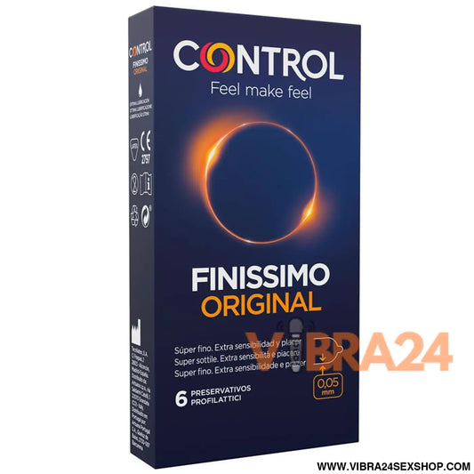 Preservativos Finissimo Original 6 unidades - Conforto e Sensibilidade Superior