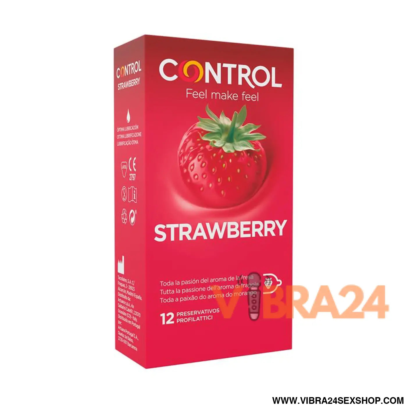Preservativos Sabor Morango 12 uds - Irresistível e Seguro
