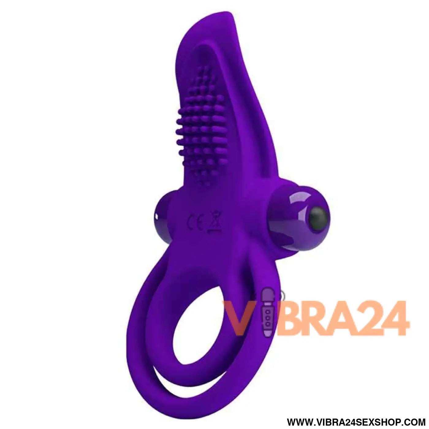 PRETTY LOVE - ANEL PARA PÉNIS VIBRANTE ROXO