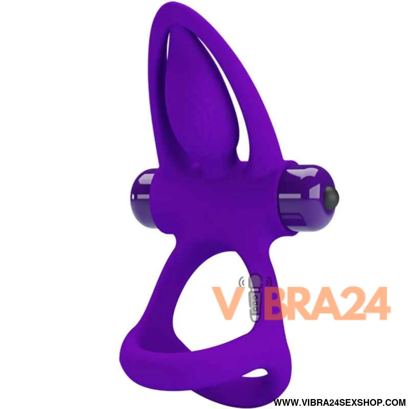 PRETTY LOVE - ANEL VIBRADOR 10 VIBRAÕES LILA SILICONE