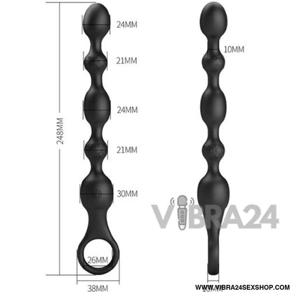 PRETTY LOVE - Bolas Vibratórias Silicone Van Anal com 10 Vibrações Recarregáveis - VIBRA24 SEXSHOP