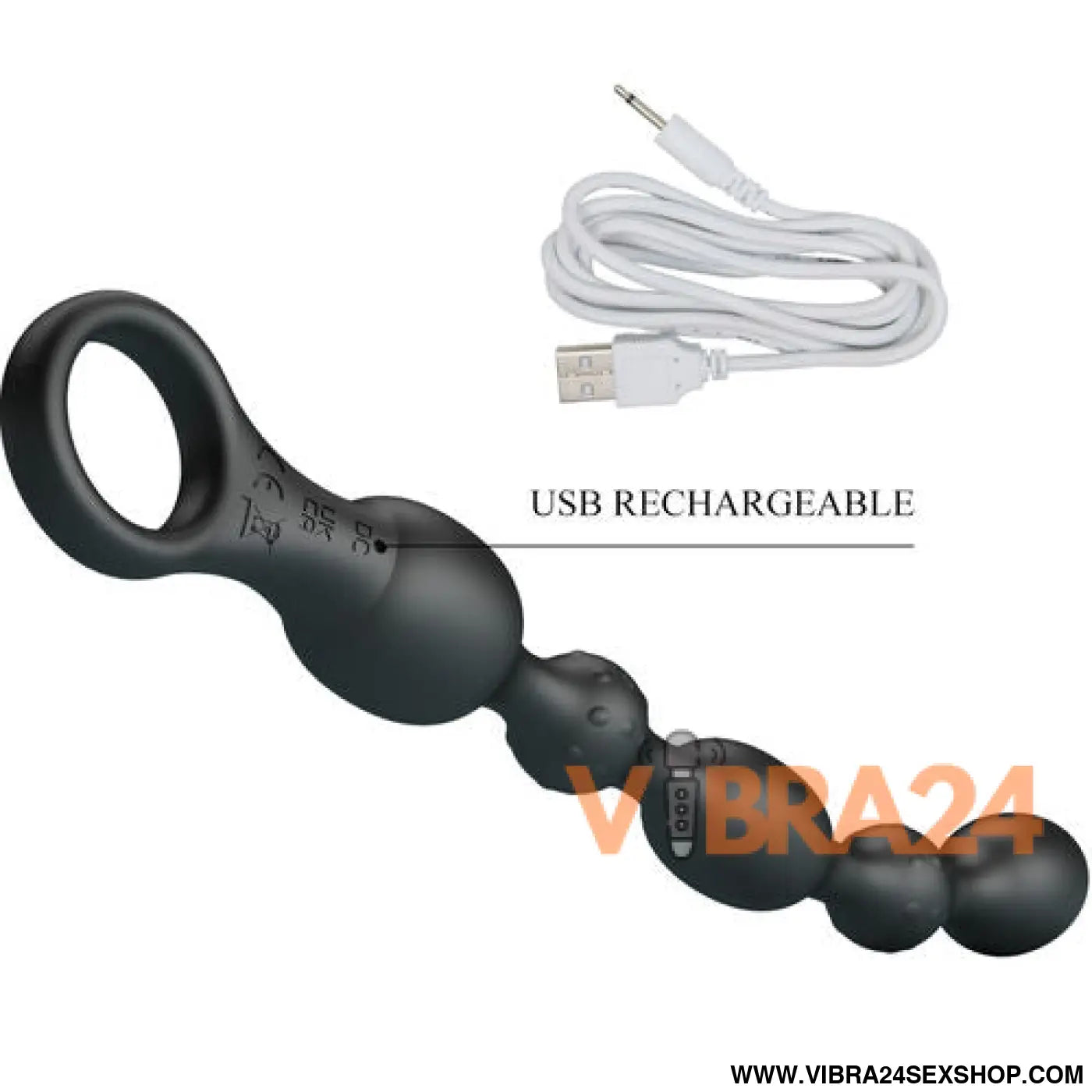 PRETTY LOVE - Bolas Vibratórias Silicone Van Anal com 10 Vibrações Recarregáveis - VIBRA24 SEXSHOP