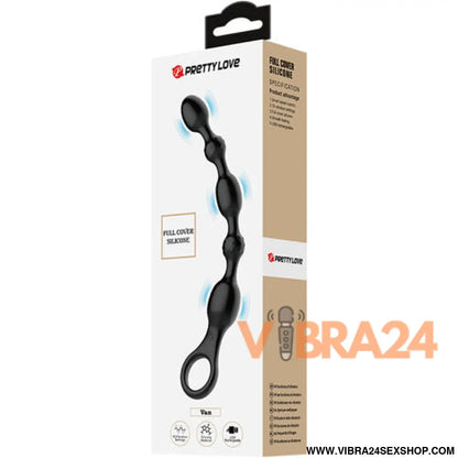 PRETTY LOVE - Bolas Vibratórias Silicone Van Anal com 10 Vibrações Recarregáveis - VIBRA24 SEXSHOP