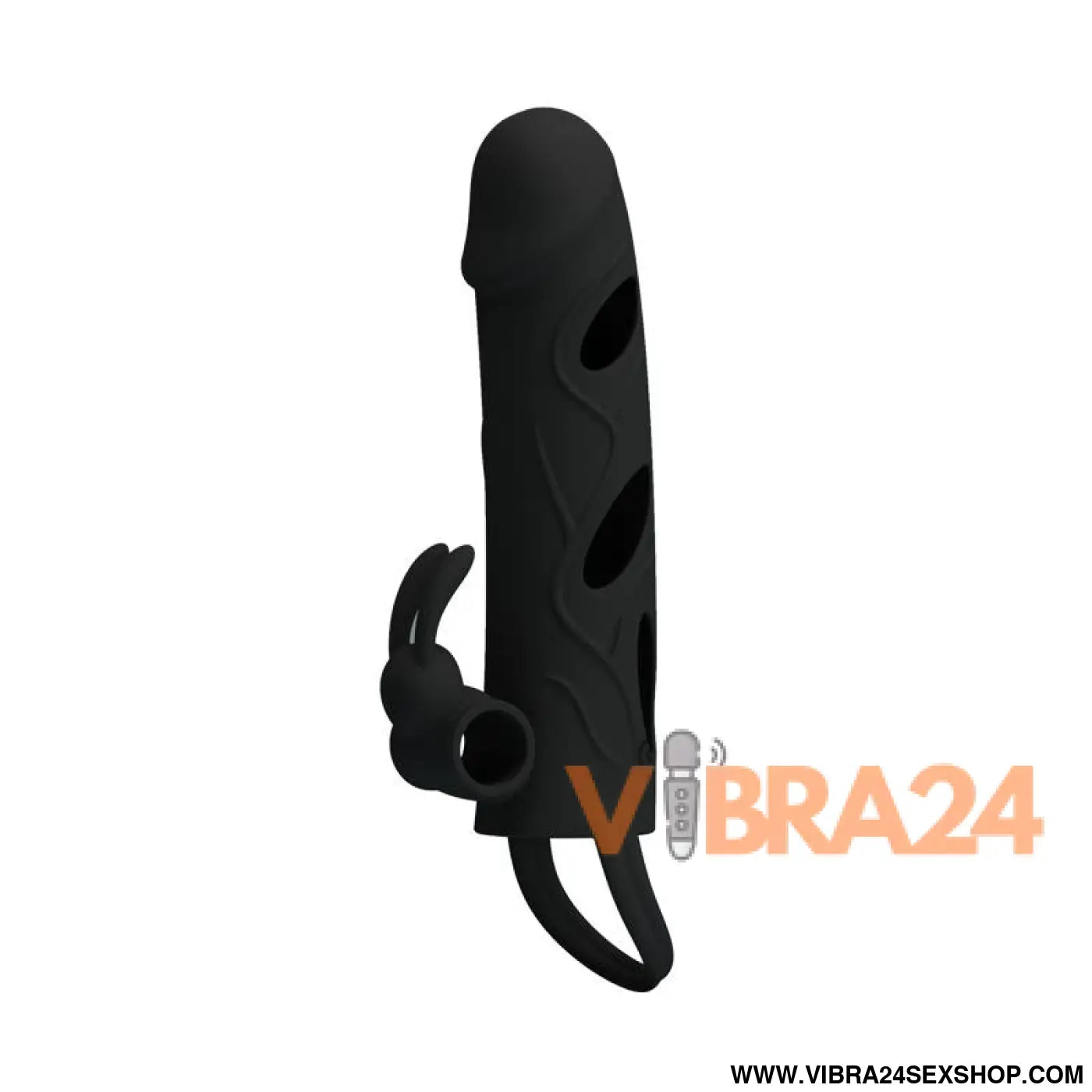 Pretty Love Cage with Vibrating Bullet 14 cm Black
