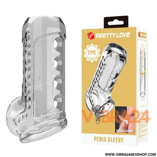PRETTY LOVE - CAPA PENIANA TRANSPARENTE TEXTURIZADA